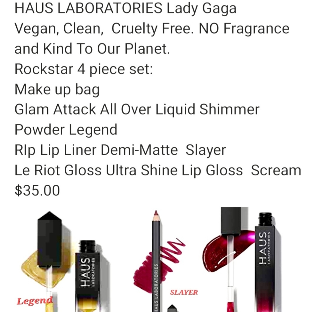 Haus Laboratories Rockstar w/Black makeup set & case
